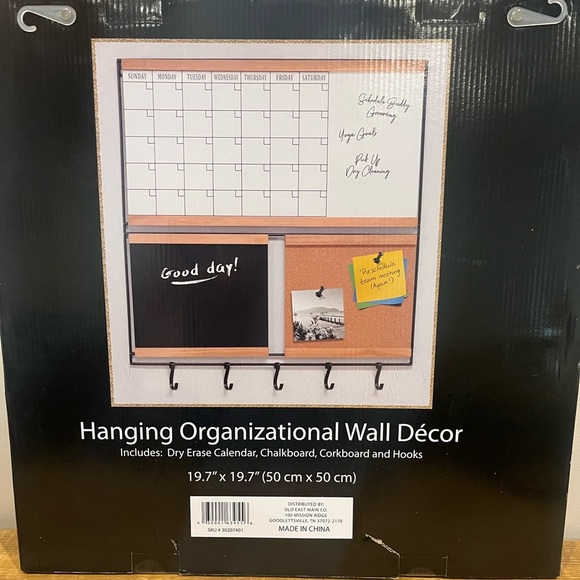 Home‎ hanging wall decor calendar chalk board NWT - Picture 3 of 3